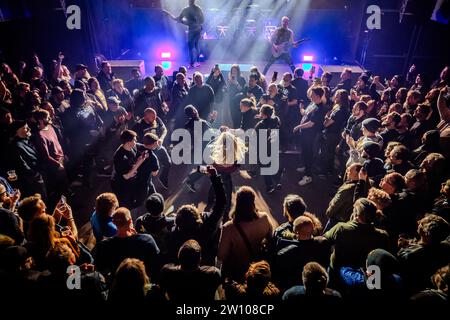 Oslo, Norway. 11th, December 2023. The American heavy metal band Butcher Babies performs a live concert at Vulkan Arena in Oslo. Here vocalist Heidi Shepherd is seen among the crowds. (Photo credit: Gonzales Photo - Ketil Martinsen). Stock Photo