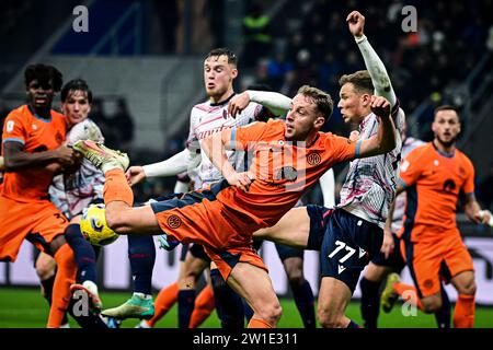 Milan, Italy, 20/12/2023, during the Italian Coppa Italia football match FC Internazionale vs Bologna at San Siro Stadium in Milan, Italy on December 20, 2023 Credit: Piero Cruciatti/Alamy Live News Stock Photo