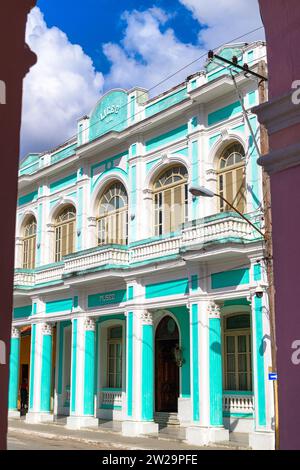 Liceo building also Museum of Decorative Arts, Ciego de Avila, Cuba, 2020 Stock Photo