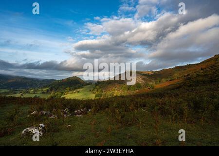 Castle Dinas Bran, Llangollen Stock Photo