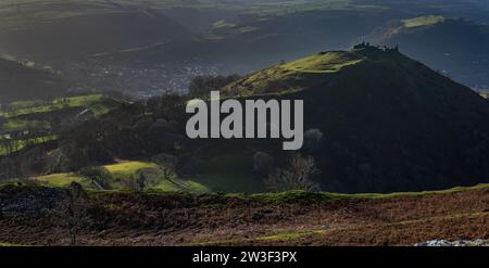 Castle Dinas Bran, Llangollen Stock Photo