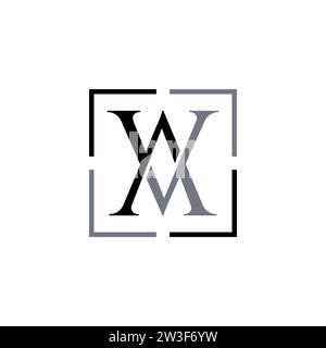 VA Logo monogram with overlapping design template. Letter VA linked overlapping logo vector image design Stock Vector