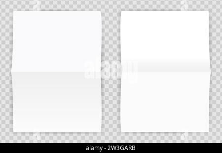 Rectangular curved documentation paper on transparent background ...