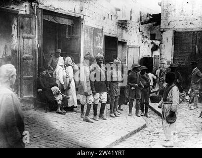Official photograph showing Middle Eastern men exercising Stock Photo