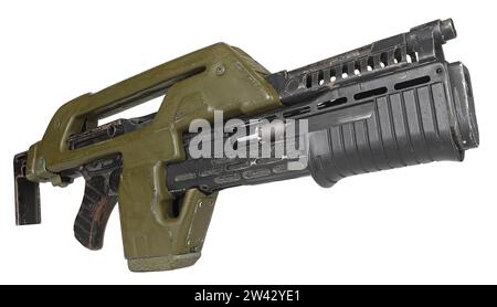M-41A Pulse Rifle from the film 'Aliens' and 'Alien 3' Stock Photo - Alamy