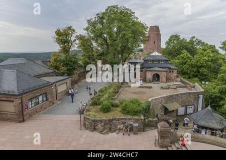 Burganlage, Kyffhäuser-Denkmal, Thüringen, Deutschland Stock Photo