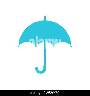 Umbrella icon. From blue icon set Stock Vector