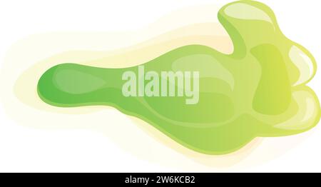 Green laser gun beam icon cartoon vector. Gaming shot. Future weapon Stock Vector