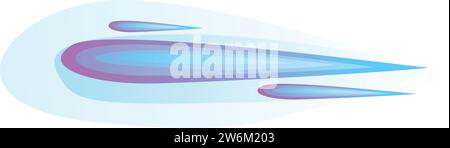 Speedy laser beam icon cartoon vector. Firearm energy. Flash effect Stock Vector