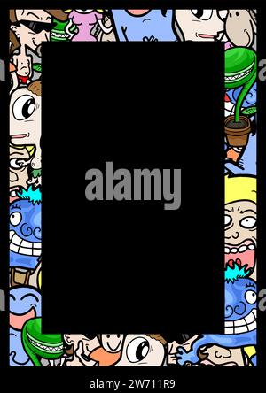Colorful frame Stock Vector