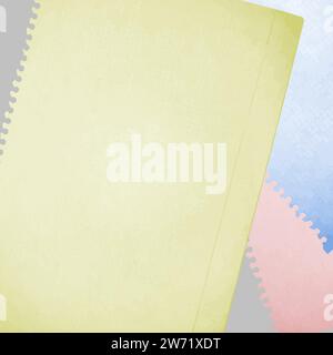 Color paper Stock Vector