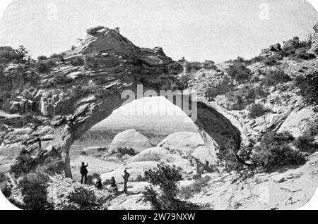 Window Rock, Arizona (Arnaldo Faustini). Stock Photo