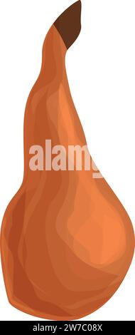 Spain pork leg icon cartoon vector. Animal farm. Hoog pig food. Spain ...