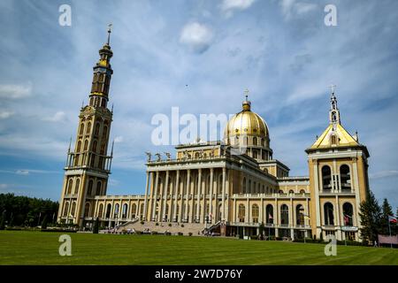 15.08.2021, Poland, Lichen Stary, Wielkopolska - Basilica of Our Lady of Lichen, Marian pilgrimage site of Lichen. The basilica is the largest church Stock Photo