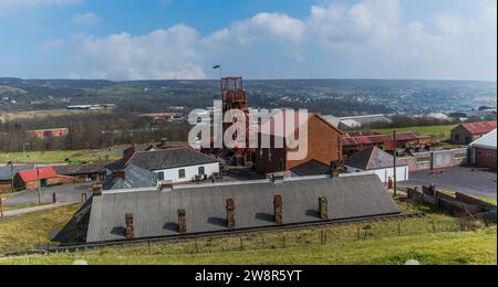 Big Pit, Coal Mine Museum, Blaenavon, Wales, UK Stock Photo