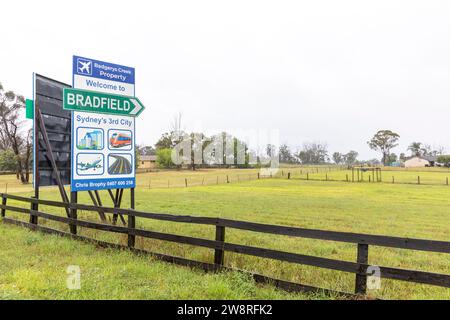 Sydney Australia is developing a 3rd city in Badgerys creek area