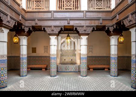 Detail of pavilions at the Epcot Center in Disney World, Florida. Stock Photo