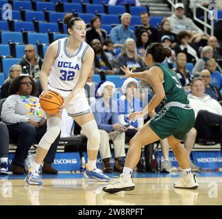 December 21, 2023 - UCLA Bruins forward Angela Dugalic #32 during a game between the UCLA Bruins and the Hawai'i Rainbow Wahine at Pauley Pavilion in Los Angeles, CA - Michael Sullivan/CSM Stock Photo