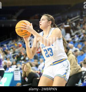 December 21, 2023 - UCLA Bruins forward Gabriela Jaquez #23 during a game between the UCLA Bruins and the Hawai'i Rainbow Wahine at Pauley Pavilion in Los Angeles, CA - Michael Sullivan/CSM Stock Photo