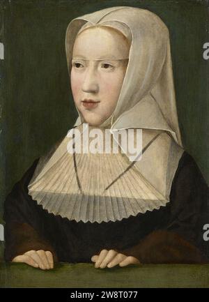 Workshop of Bernard van Orley (c. 1488-1541-2) - Margaret of Austria (1480-1530) Stock Photo
