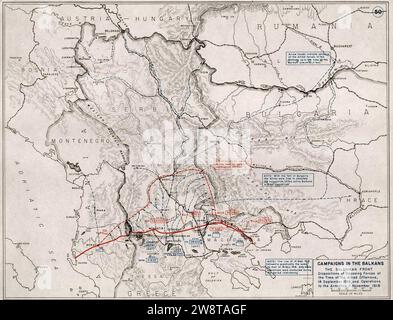 Ww1-breaktrough-macedonian-front. Stock Photo