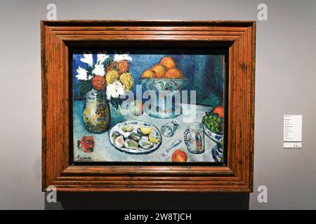 Still life, 1901 - Pablo Picasso Museum in Barcelona, Spain Stock Photo