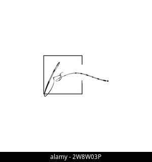 FS siganture logo concept in high quality professional design that will print well across any print media Stock Vector