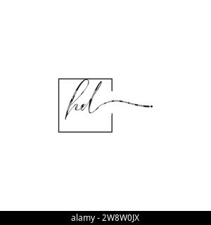 HD siganture logo concept in high quality professional design that will print well across any print media Stock Vector