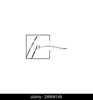IP siganture logo concept in high quality professional design that will print well across any print media Stock Vector