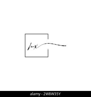 MX siganture logo concept in high quality professional design that will print well across any print media Stock Vector