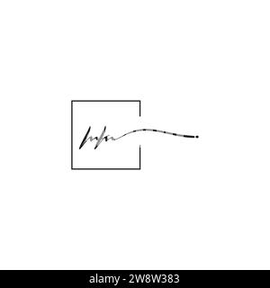MM siganture logo concept in high quality professional design that will print well across any print media Stock Vector