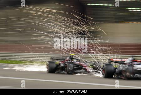 PA REVIEW OF THE YEAR 2023 File photo dated 05/03/23 - Alfa Romeo's Zhou Guanyu during the Bahrain Grand Prix at the Bahrain International Circuit, Sakhir. Picture date: Sunday March 5, 2023. Issue date: Friday December 22, 2023. Stock Photo