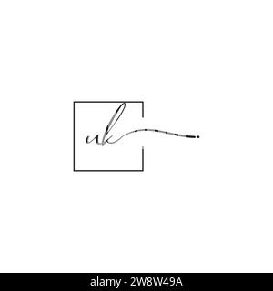 UK siganture logo concept in high quality professional design that will print well across any print media Stock Vector