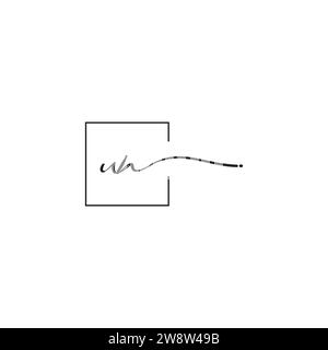 UN siganture logo concept in high quality professional design that will print well across any print media Stock Vector
