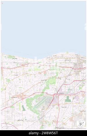 City of Rocky River, Cuyahoga County, City of Rocky River, Ohio, N 41 28' 23'', S 81 51' 11'', map, Cartascapes Map published in 2023 Embark on a journey of discovery with our Cartascapes geographical map, a captivating gateway to the diverse tapestry of Earth's landscapes,  ecosystems and cultures. This map transcends the boundaries of time, weaving a visual narrative that delves into the intricate past,  present and potential future of our planet. As your compass through the wonders of Earth's geography, it invites you to explore and appreciate the interconnectedness of all living things. Stock Photo