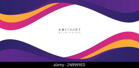 abstract wavy colorful background vector illustration Stock Vector