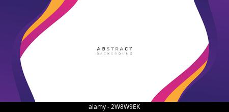abstract wavy colorful background vector illustration Stock Vector