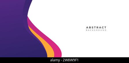 abstract wavy colorful background vector illustration Stock Vector