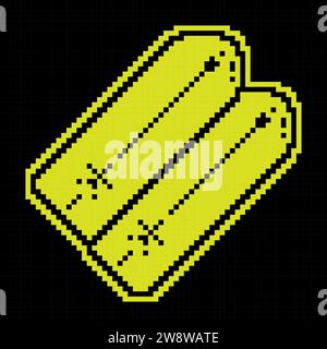 star military medal game pixel art vector illustration Stock Vector ...