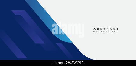 modern geometric blue background vector. background vector illustration. modern blue background Stock Vector