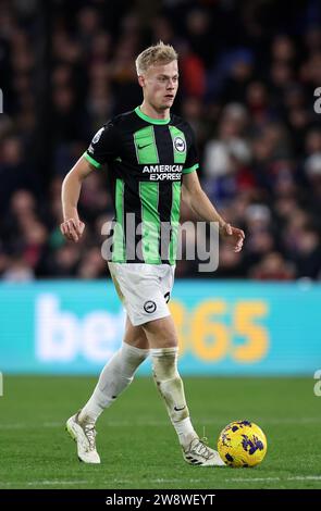 London, UK. 21st Dec, 2023. Jan Paul van Hecke of Brighton during the Premier League match at Selhurst Park, London. Picture credit should read: David Klein/Sportimage Credit: Sportimage Ltd/Alamy Live News Stock Photo