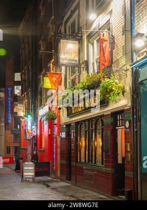 The White Star Pub, 2-4 Rainford Gardens, Liverpool 2. In the Cavern Quarter, named after the Shipping Company. Pictured here in December 2023. Stock Photo