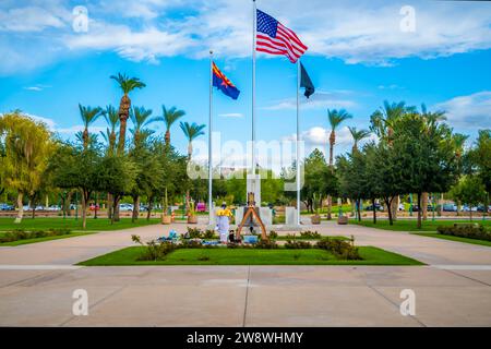 The center of administration in Phoenix, Arizona Stock Photo