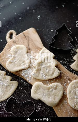 Freshly baked festive sugar cookies Stock Photo