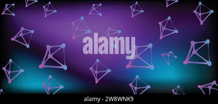 network data background Stock Vector