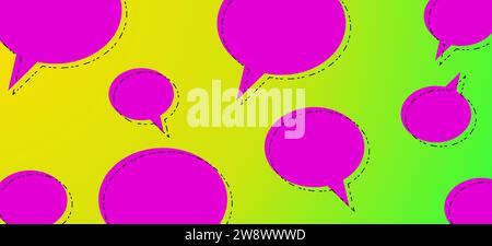 GREEN BACKGROUND WITH PINK BALLOONS Stock Vector