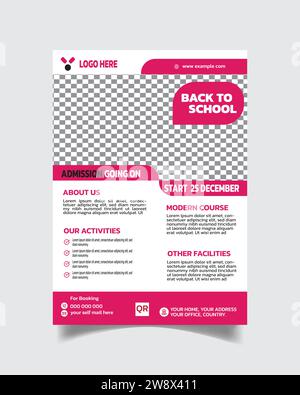 Elegant Kids Learning Flyer Template and School Admission Advertisement ...