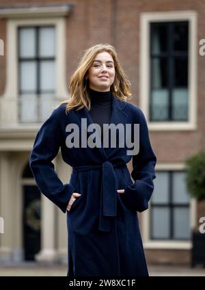 THE HAGUE - Princess Alexia during the traditional photo session of the royal family at Huis ten Bosch Palace. ANP KOEN VAN WEEL netherlands out - belgium out Stock Photo