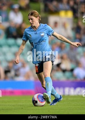 Lilyfield, Australia. 22nd Dec, 2023. Cortnee Brooke Vine of Sydney FC team is seen in action during the Women's A-League 2023/24 season round 9 match between Sydney FC and Brisbane Roar FC held at the Leichhardt Oval. Final score; Sydney FC 1:1 Brisbane Roar FC. (Photo by Luis Veniegra/SOPA Images/Sipa USA) Credit: Sipa USA/Alamy Live News Stock Photo