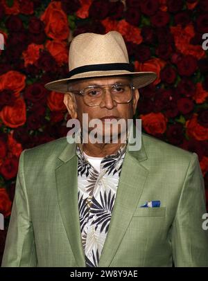 Mumbai, India. 21st Dec, 2023. Bollywood actor, singer and director Annu Kapoor poses for a photo on the occasion of Bollywood producer, distributor and real estate developer Anand Pandit's 60th birthday party celebration in Mumbai. (Photo by Ashish Vaishnav/SOPA Images/Sipa USA) Credit: Sipa USA/Alamy Live News Stock Photo